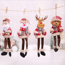 Christmas Tree Plush Doll Long Leg Home Ornaments Decoration Toy Pendants for Bedroom Lliving Room Gift Supplies